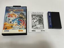 Sega Master System Tectoy: Sonic Spinball com caixa reprodução manual original comprar usado  Brasil 
