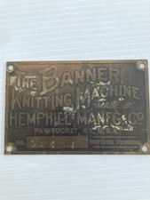 Antique brass banner for sale  Anniston