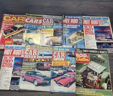 Vintage Car Hot Rod Magazine Lot 1970s Muscle Rat Rod GTO Trans Am Hemi Chevy Fo comprar usado  Enviando para Brazil