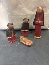 Wood carved nativity for sale  Santa Rosa
