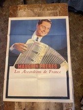 Affiche ancienne accordéons d'occasion  Montélimar