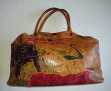 Vtg genuine leather for sale  Meridianville
