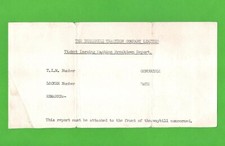 Yorkshire traction ticket for sale  BIRMINGHAM