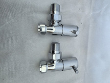 Chrome angled radiator for sale  LICHFIELD