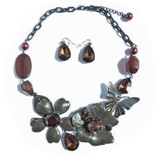Parure collier boucles d'occasion  Épinay-sur-Orge