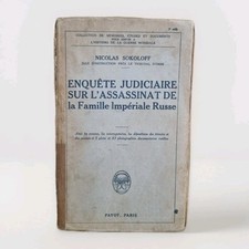 1924 Collectible Enquete Judiciaire Russian Tsar Family Murder Report French  comprar usado  Enviando para Brazil