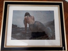 Mermaid print framed for sale  LYMINGTON