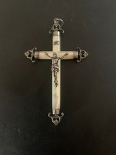 Croix ancienne communion d'occasion  Saint-Victoret