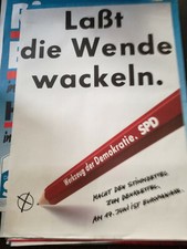 Plakat spd europawahl gebraucht kaufen  Stadecken-Elsheim