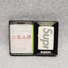 Supreme zippo windproof for sale  Reading