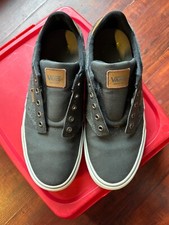 Tênis de Skate Vans Atwood Deluxe Excelente Estado Usado Sem Cadarços Masculino EUA Tamanho 10 Preto/Cinza comprar usado  Enviando para Brazil