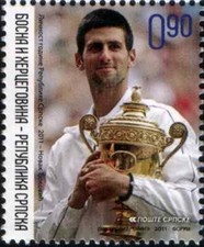 Bósnia 2011 ☀ Novak Djokovic, Tennis World Nr.1 ☀ MNH**, usado comprar usado  Enviando para Brazil