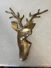Brass deer head for sale  Americus