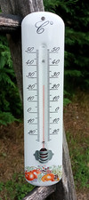 Ancien thermomètre émaillé d'occasion  Mehun-sur-Yèvre