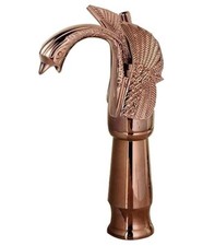 Usado, Torneira de pia de banheiro dourada escovada vintage cobre estilo cisne deck montagem torneira misturadora comprar usado  Enviando para Brazil