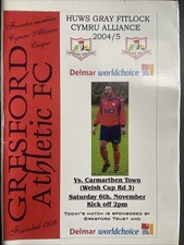 Gresford athletic carmarthen for sale  HOLYHEAD