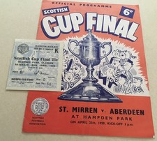 scottish football programmes for sale  ABERDEEN