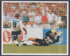 Lesoto 1997 Perfeito Estado Perfeito MNH Shearer Inglaterra Gol Copa do Mundo FIFA Futebol França 98 comprar usado  Enviando para Brazil