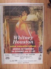 Poster concerto whitney usato  Monte San Pietro