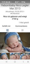 Reborn baby gemacht gebraucht kaufen  Norden