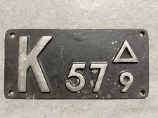 Lokschild gattungsschild k57 gebraucht kaufen  Stahnsdorf