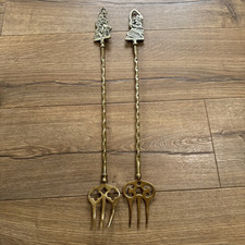 Brass toasting forks for sale  BEDALE