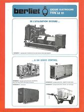 Berliet generator set d'occasion  Expédié en Belgium