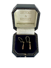 Ruby earrings 9ct for sale  LIVERPOOL