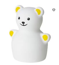 Luz noturna LED IKEA TOVADER, plástico urso branco para crianças operadas por bateria comprar usado  Enviando para Brazil