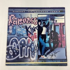 Disco autografado assinado por Ramones por 3 Ramones, Johnny, Dee Dee, Joey RARO! comprar usado  Enviando para Brazil