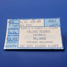 Know 1986 ticket for sale  University Place