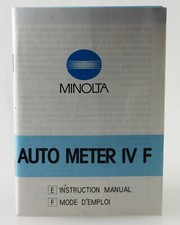 Instructions minolta auto gebraucht kaufen  Filderstadt
