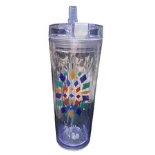 Taza de bebida aislada de mosaico pico abatible paja lienzo ASI 66887 artículo 1624-49CL PO 1 segunda mano  Embacar hacia Mexico