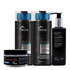Usado, Máscara capilar Truss Miracle com SPA noturno e pacote de xampu e condicionador Miracle comprar usado  Enviando para Brazil