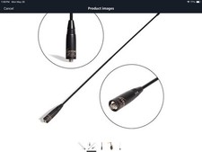 2x Antena Triband HT - 144-220-440 MHz - Conector SMA-F - Compatível Baofang comprar usado  Enviando para Brazil