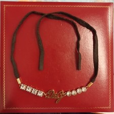 Collier halskette velourleder gebraucht kaufen  Neuss