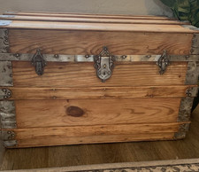 Antique trunk small for sale  San Tan Valley
