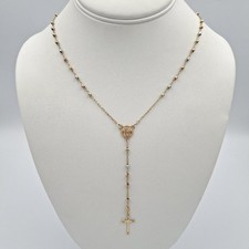 14k gold rosary necklace for sale 14k gold rosary necklace for sale  Clearwater