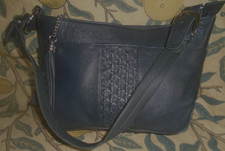 Hotter navy leather for sale  SWANSEA
