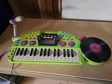 Usado, Kawasaki Music Piano Teclado Toca-discos Microfone Infantil Vintage Testado Funcionando comprar usado  Enviando para Brazil