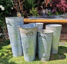 Vintage galvanised steel for sale  WIGSTON