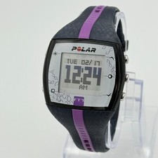 Relógio esportivo unissex POLAR FT7 preto/roxo digital LCD, testado - Nova bateria comprar usado  Enviando para Brazil
