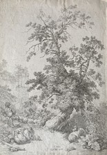 Gravure ancienne huet d'occasion  Belleville