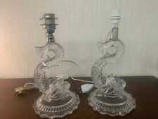 Paire lampe dauphin d'occasion  Baccarat