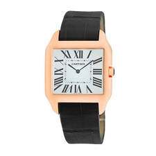 CARTIER Grande Ouro Rosa 18K 35mm Santos Dumont W2006951-2650 Caixa Garantia comprar usado  Enviando para Brazil