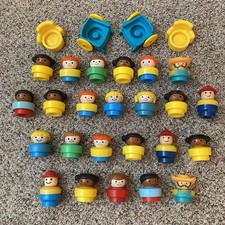 Fisher Price Little People – Grube figurki – Emerytowany – 1990 – Vintage – Zestaw 28 na sprzedaż Fisher Price Little People – Grube figurki – Emerytowany – 1990 – Vintage – Zestaw 28 na sprzedaż  Wysyłka do Poland