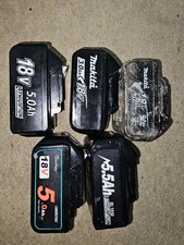Makita 18v batteries for sale  ASHFORD