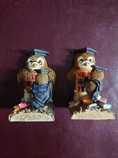 Professor owl bookends for sale  UK