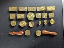 Brass wax embossing for sale  Hamden