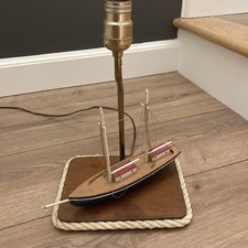 Sailboat lamp schooner for sale  Nashua